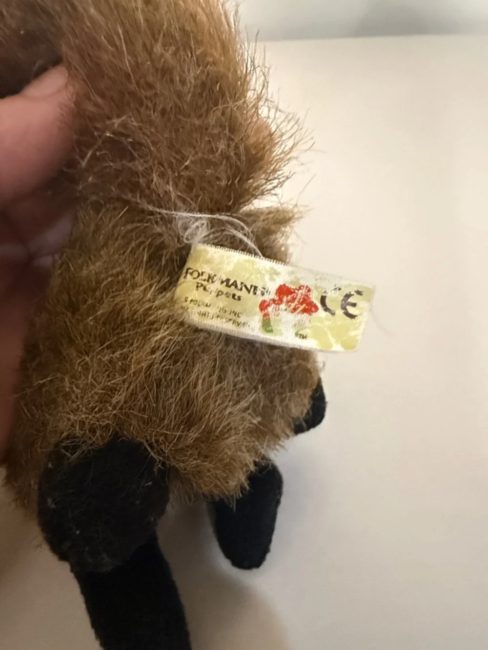 Folkmanis woodland animals finger puppets set of 3. Mini Fox, raccoon, squirrel